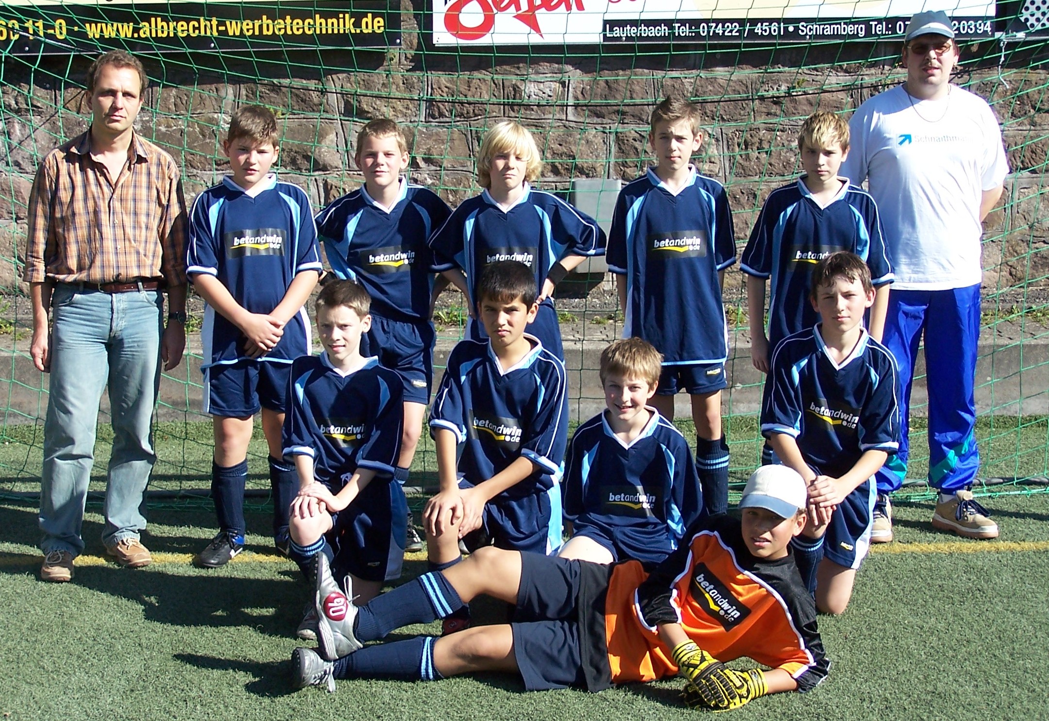 Die D-Junioren des FV Kickers 09 Lauterbach Saison 2005/2006