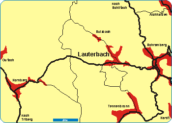 Karte Hornberg - Schramberg