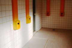 Duschraum im Lauterbacher Sportheim