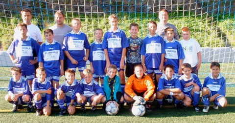 Die D-Junioren des FV Kickers 09 Lauterbach Saison 2002/2003