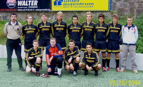Die A-Junioren der SG Schramberg / Lauterbach Saison 2004/2005