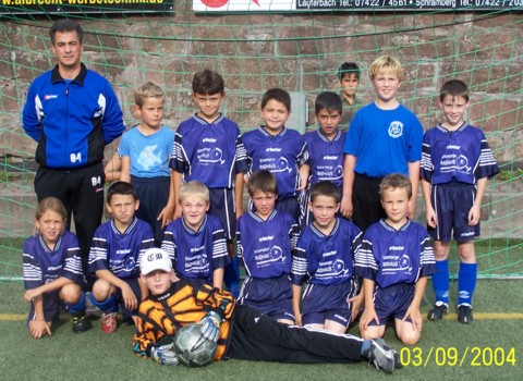 Die E-Junioren der Kickers Saison 2004/2005