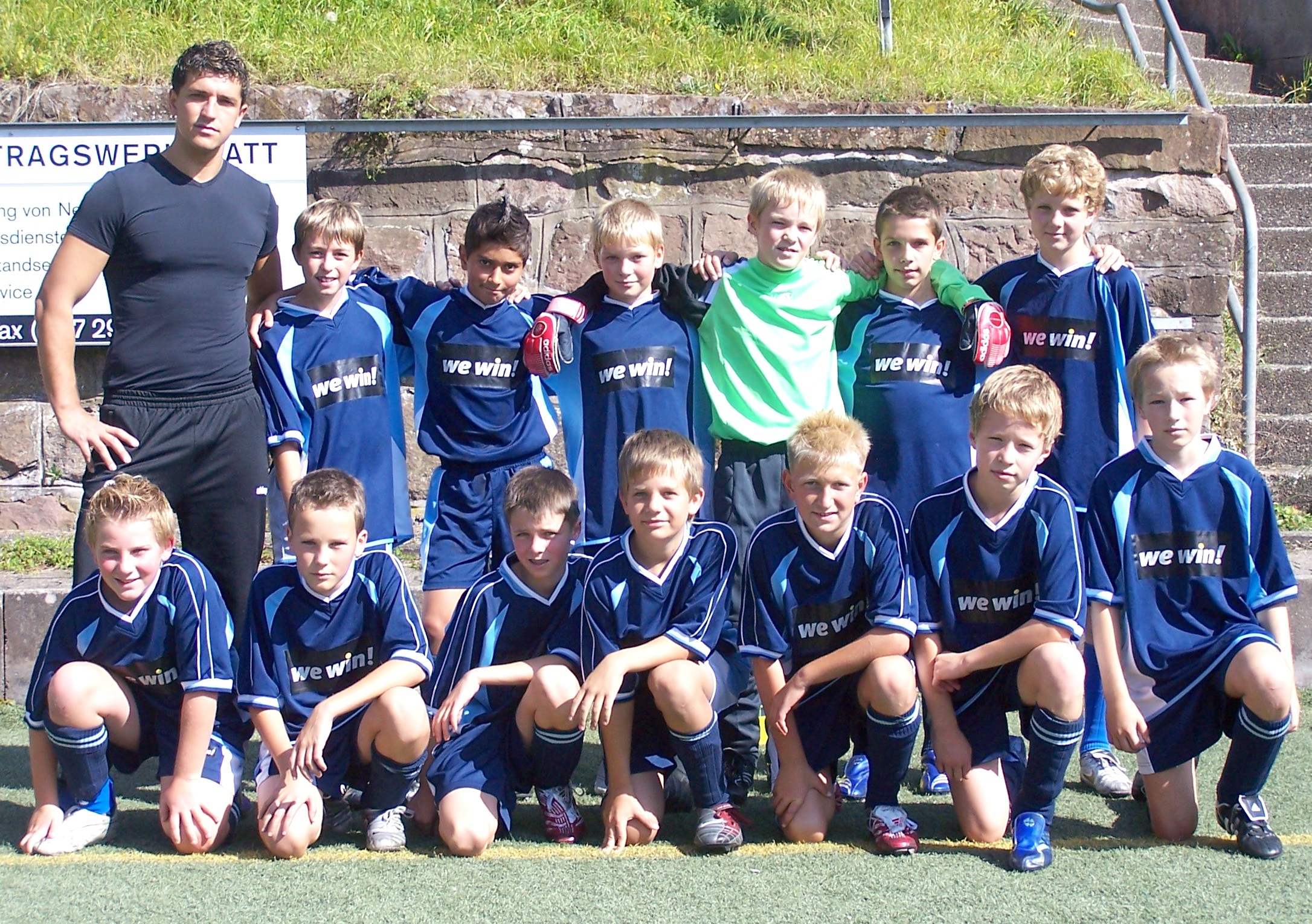 Die D-Junioren des FV Kickers 09 Lauterbach Saison 2007/2008