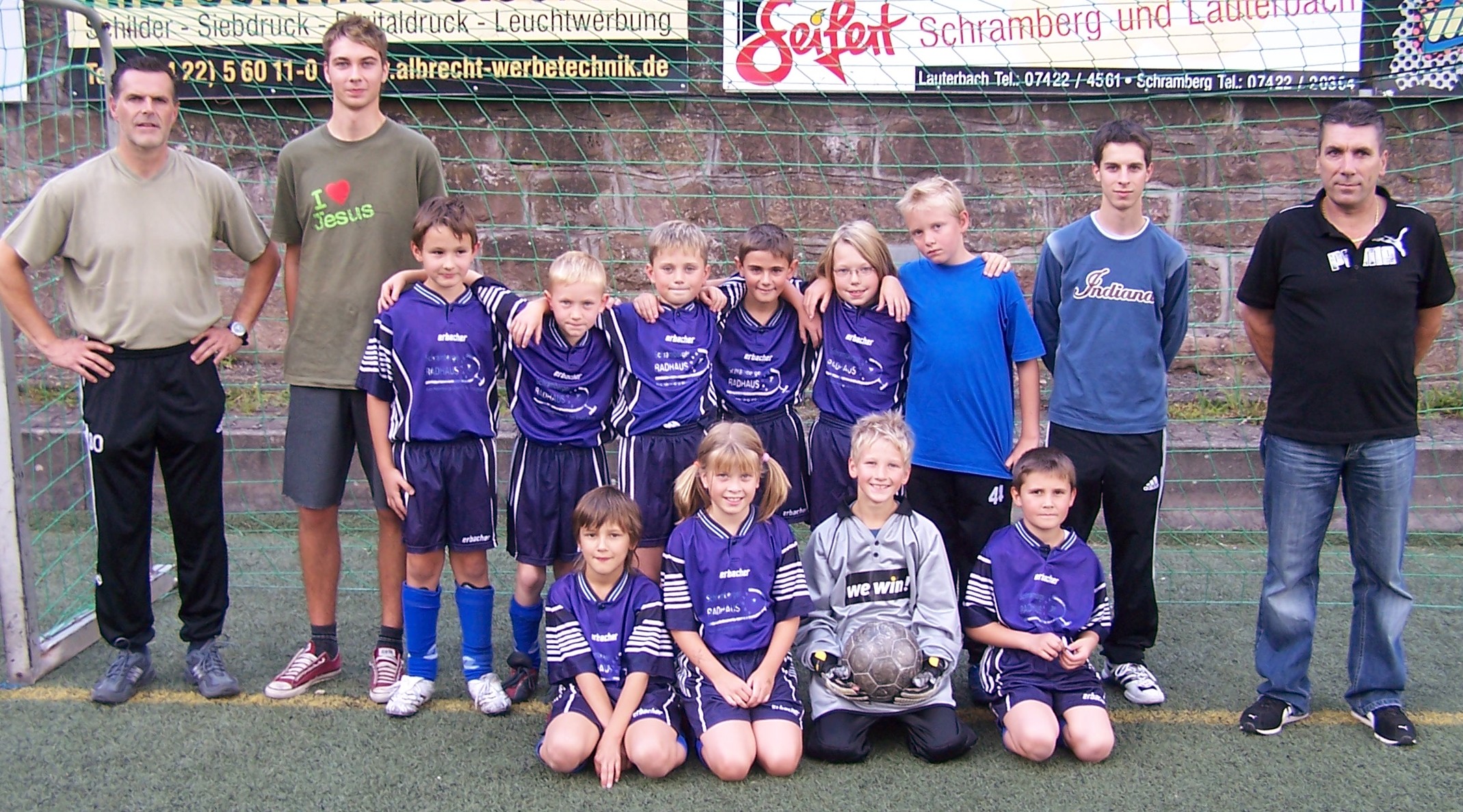 Die E2-Junioren der Kickers Saison 2007/2008