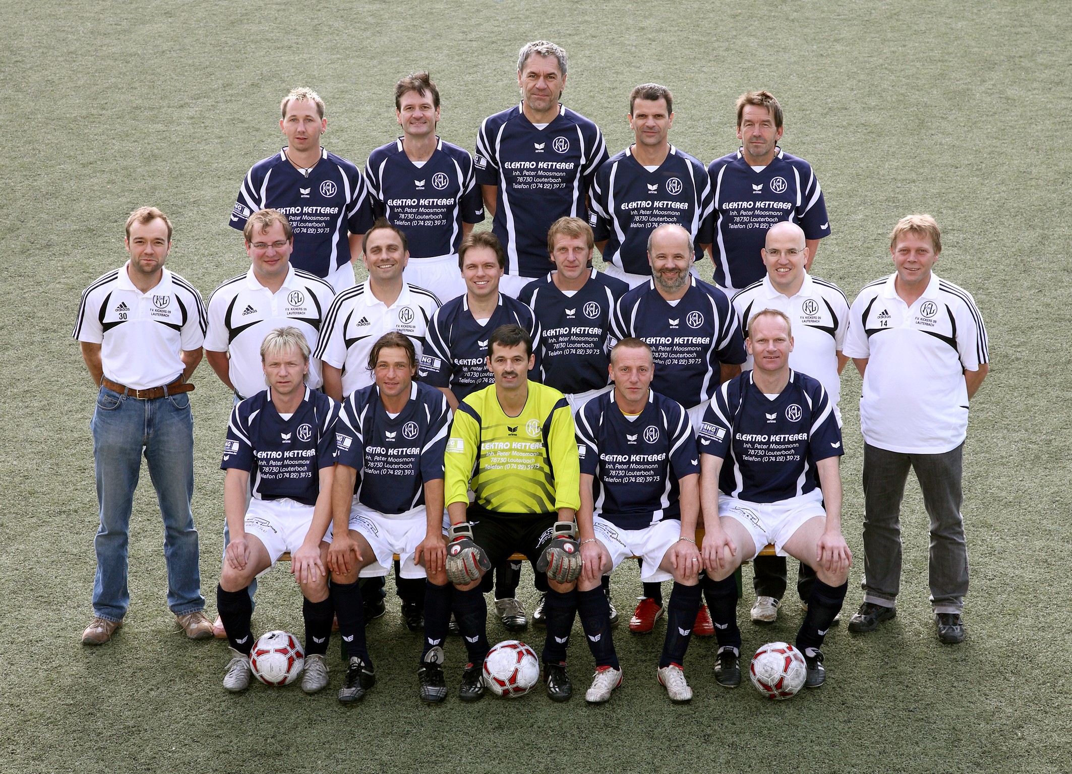 Senioren der Kickers in der Saison 2009/2010