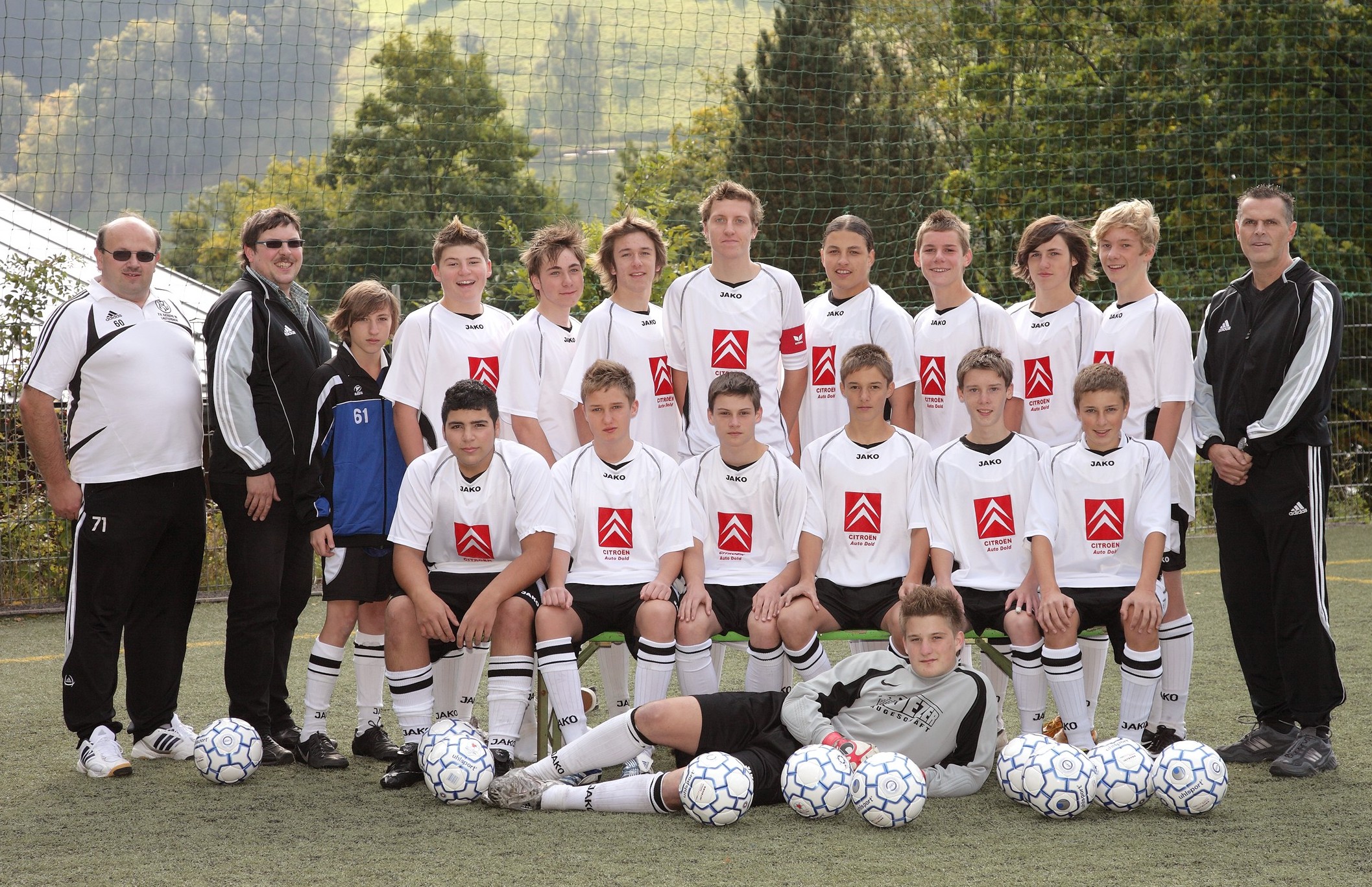 Die B-Junioren des FV Kickers 09 Lauterbach Saison 2008/2009