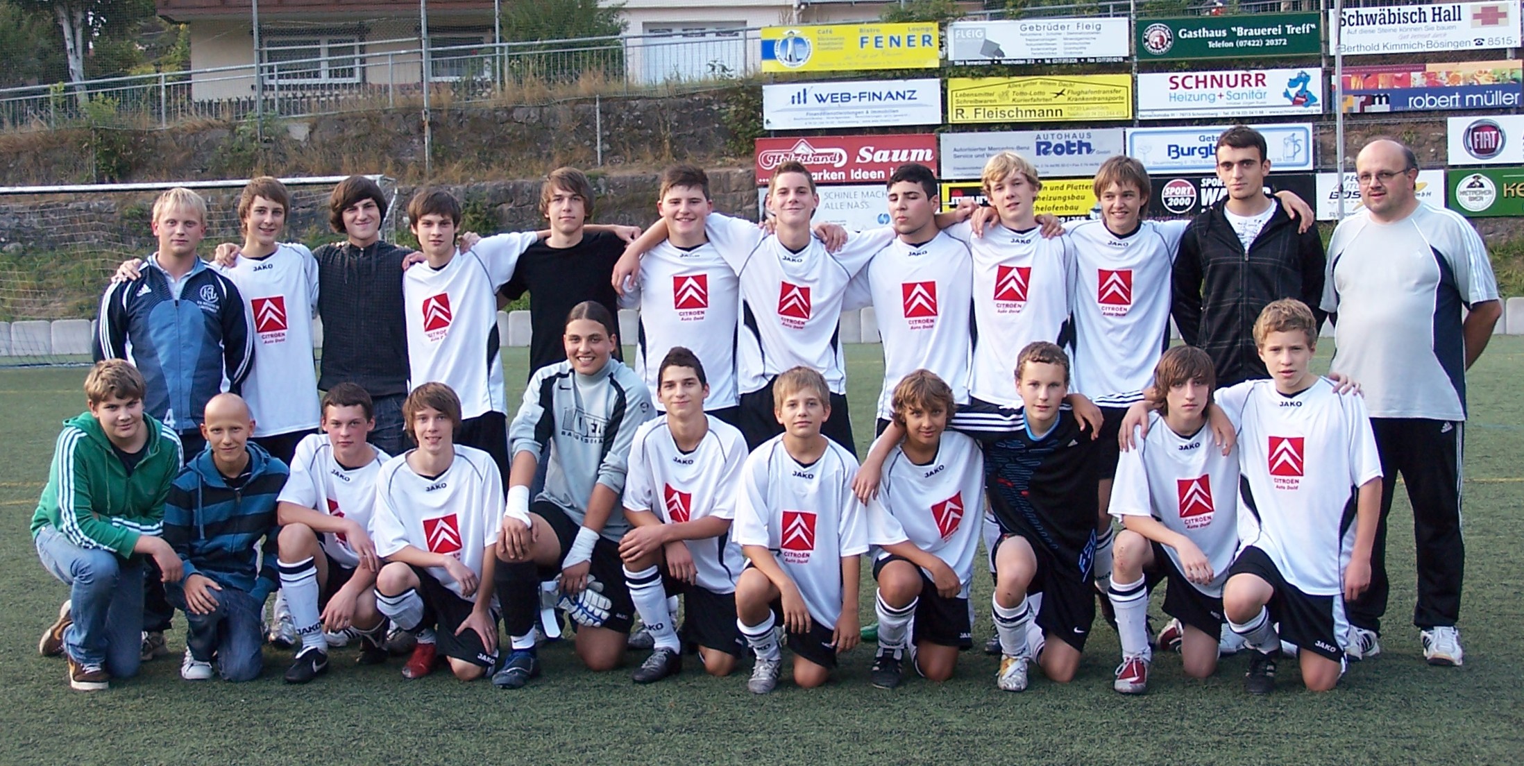 Die B-Junioren des FV Kickers 09 Lauterbach Saison 2009/2010