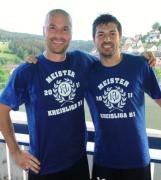Meisterschaft - die Meistertrainer Sead Smajlovic und Robert Voulgaridis