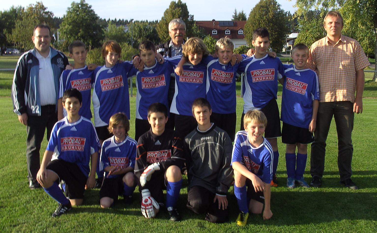 Die D-Junioren des FV Kickers 09 Lauterbach Saison 2011/2012