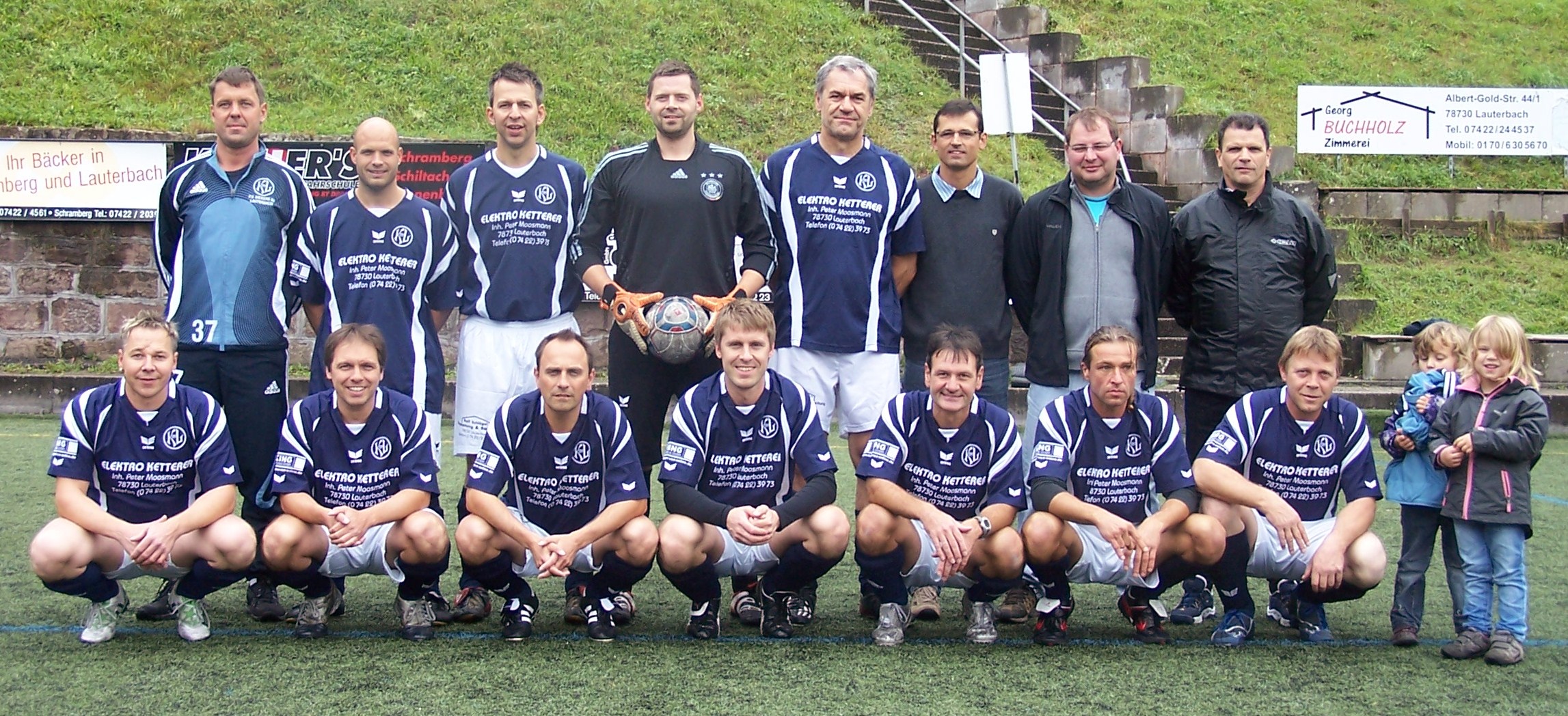 Senioren der Kickers in der Saison 2012/2013 beim Turnier in Lauterbach