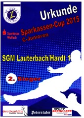 Urkunde C-Jugend 2.Platz in Wolfach