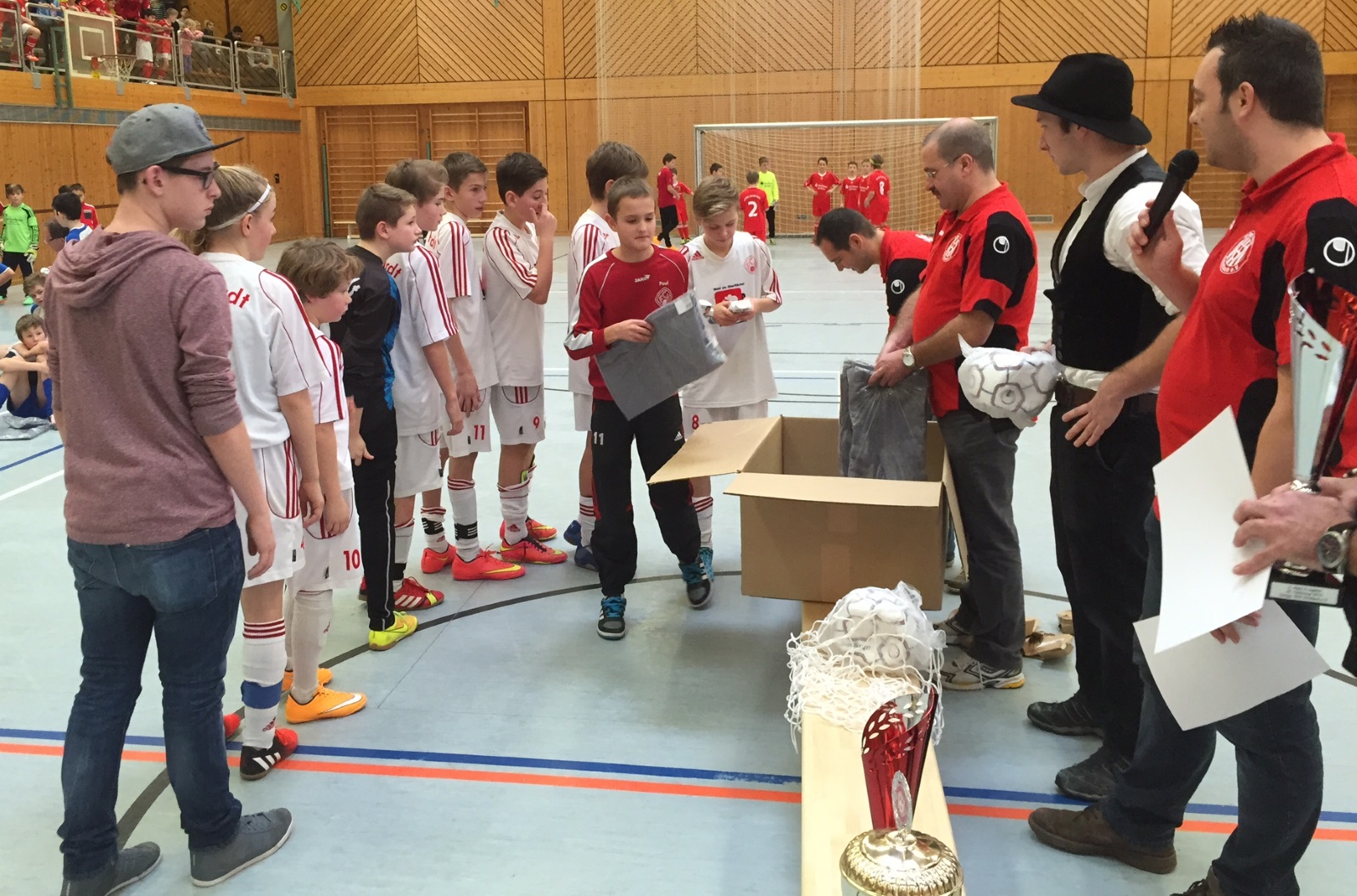 D-Jugend beim Flößercup in Schiltach
