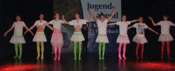 Jugendabend 2015 - Die B-Jugend tanzt Schwanensee