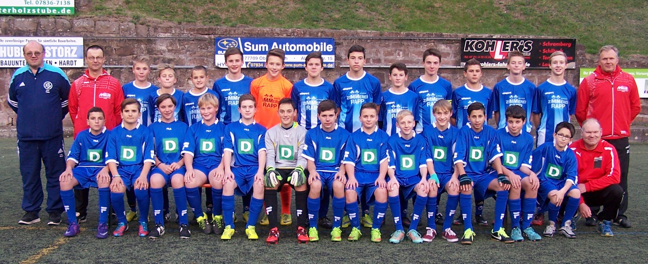 Die C-Junioren der SGM Lauterbach / Hardt Saison 2015/2016