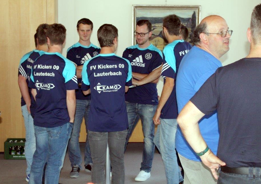 Empfang der Meistermannschaften im Rathaus