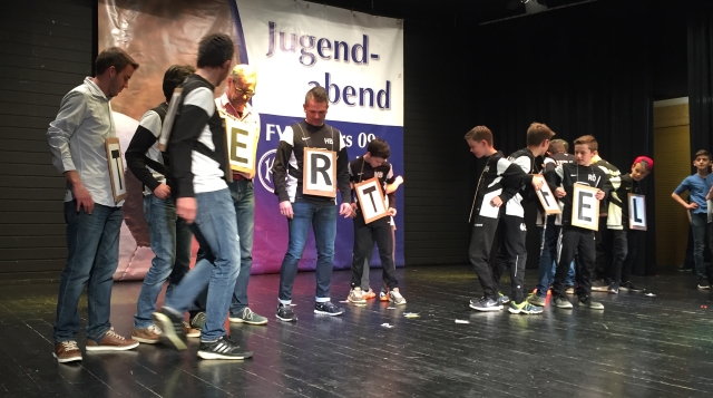 Jugendabend 2017 - Buchstabenquiz der D-Jugend