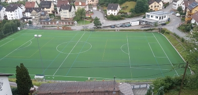 Kunstrasenerneuerung - 08.08.2016 der Platz ist fertig