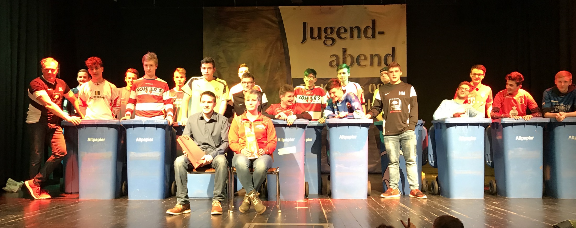 B-Jugend beim Jugendabend 2018 - Memory