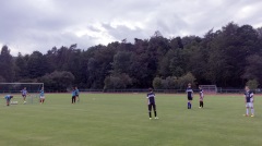 Erste Trainingseinheit beim Trainingslager