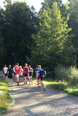 Auf zum Joggen am Samstagmorgen
