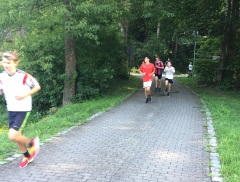 Joggen am Samstagmorgen