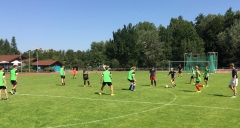 Letzte Trainingseinheit beim Trainingslager