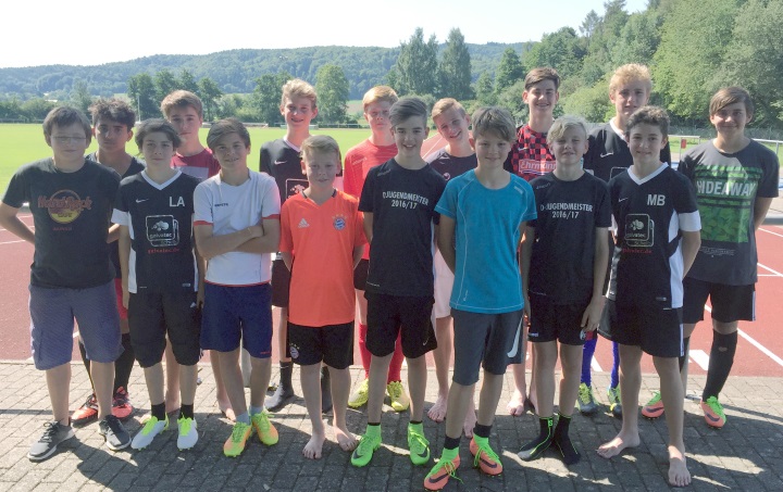 16 C-Jugendspieler der SGM Lauterbach / Hardt waren mit ihren Trainern 3 Tage im Trainingslager am Bodensee