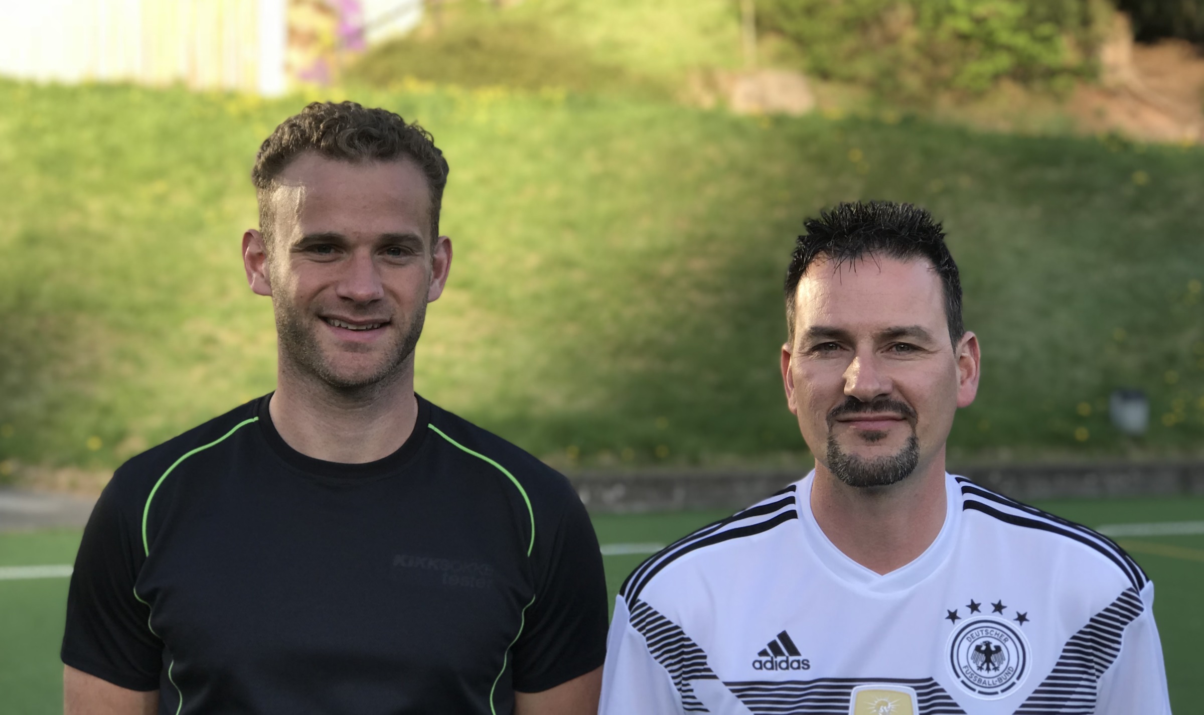 Co-Trainer Tobias Mller und Trainer Michael Wildermann