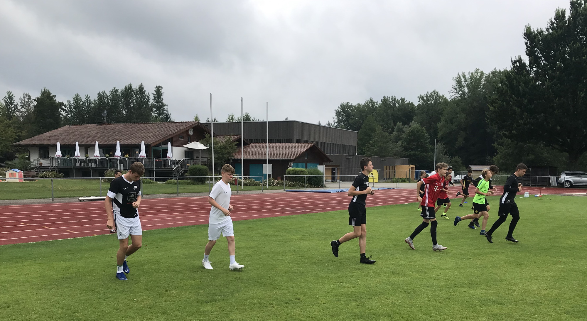 Trainingseinheit am Sonntagmorgen