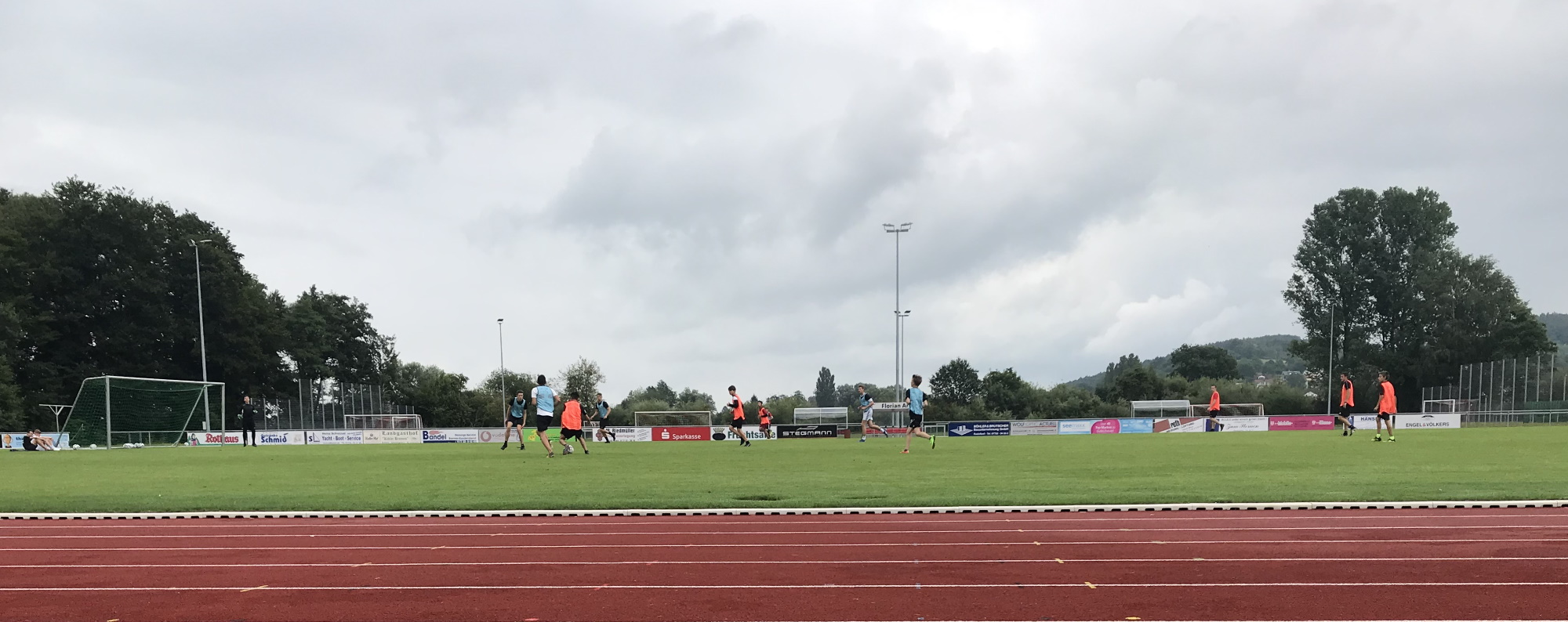 Trainingseinheit am Sonntagmorgen