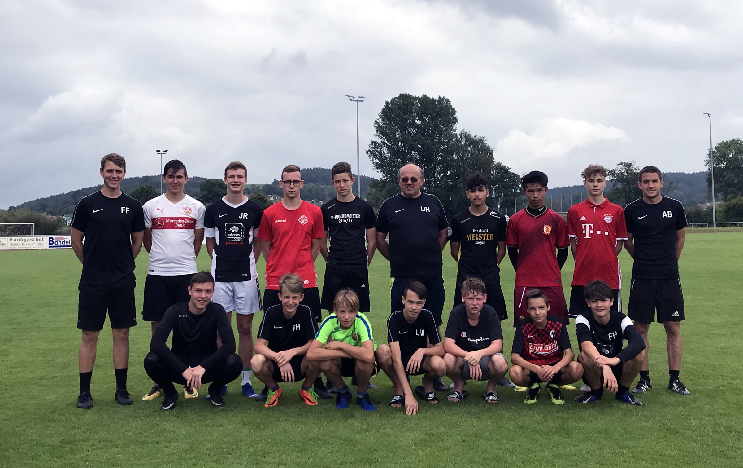 14 B-Jugendspieler der SGM Lauterbach / Hardt waren mit ihren Trainern 3 Tage im Trainingslager am Bodensee