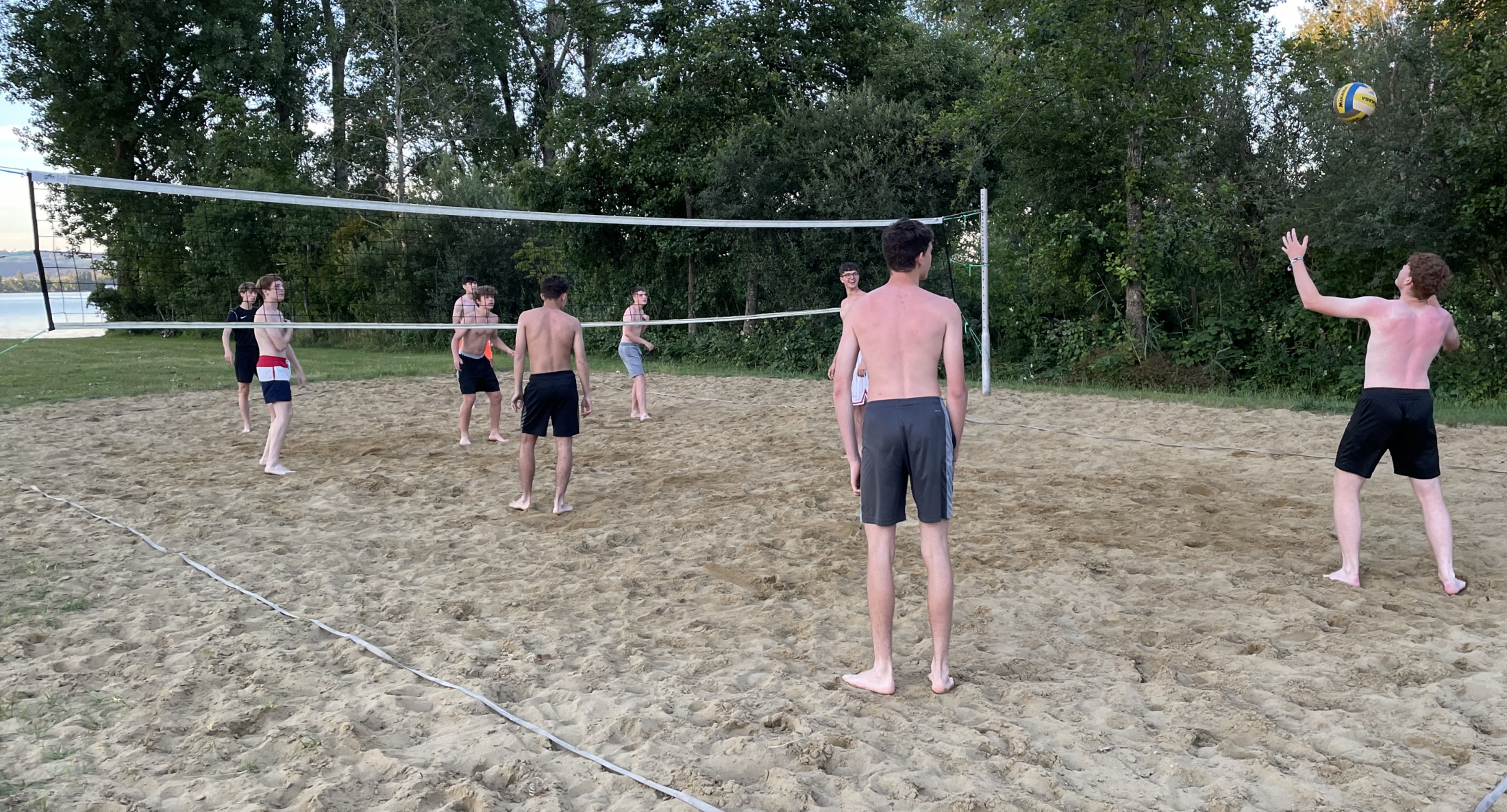 B-Jugend im Standbad Iznang