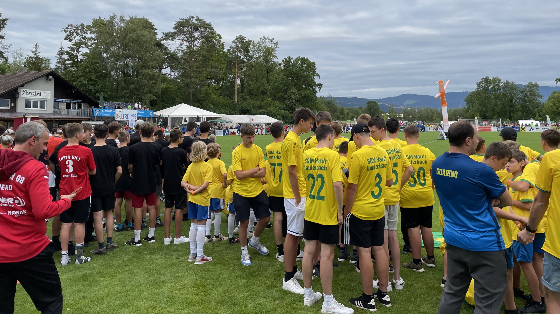 Erffnungsfeier des Bodensee-Cups in Hard