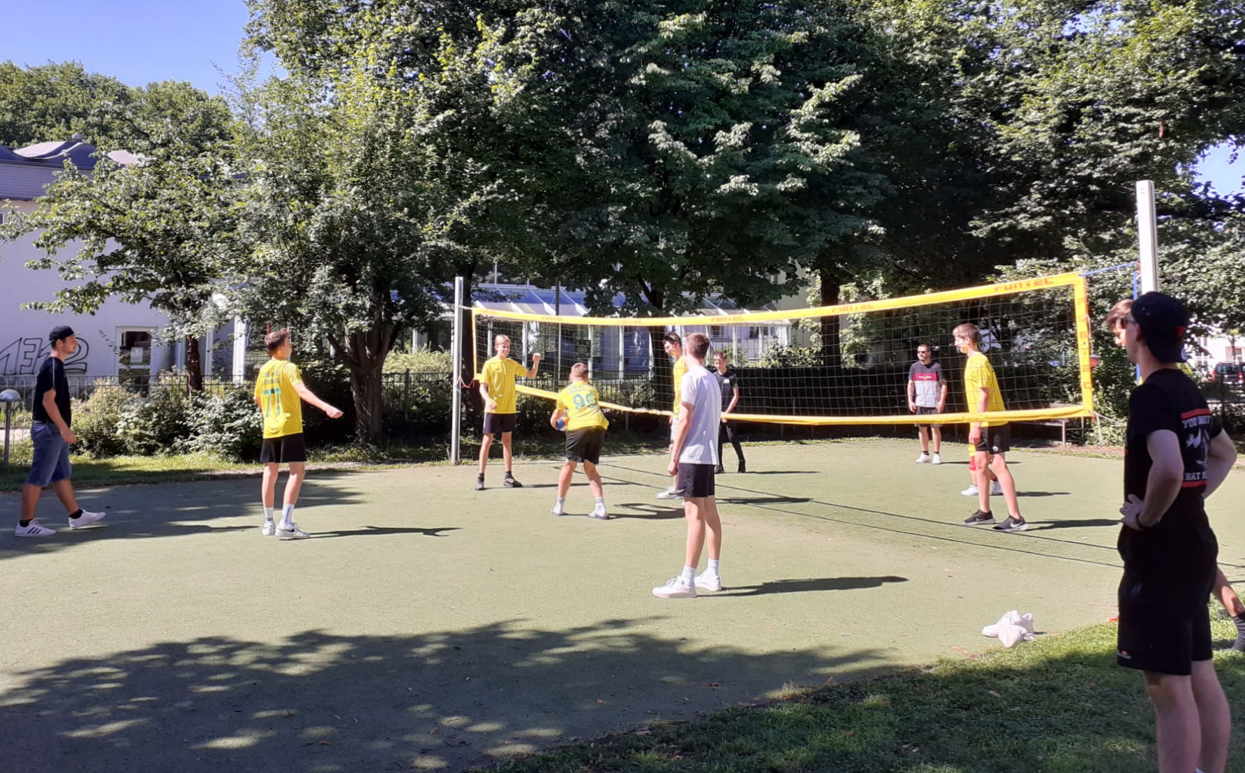 Volleyball an der Jugendherberge Lindau