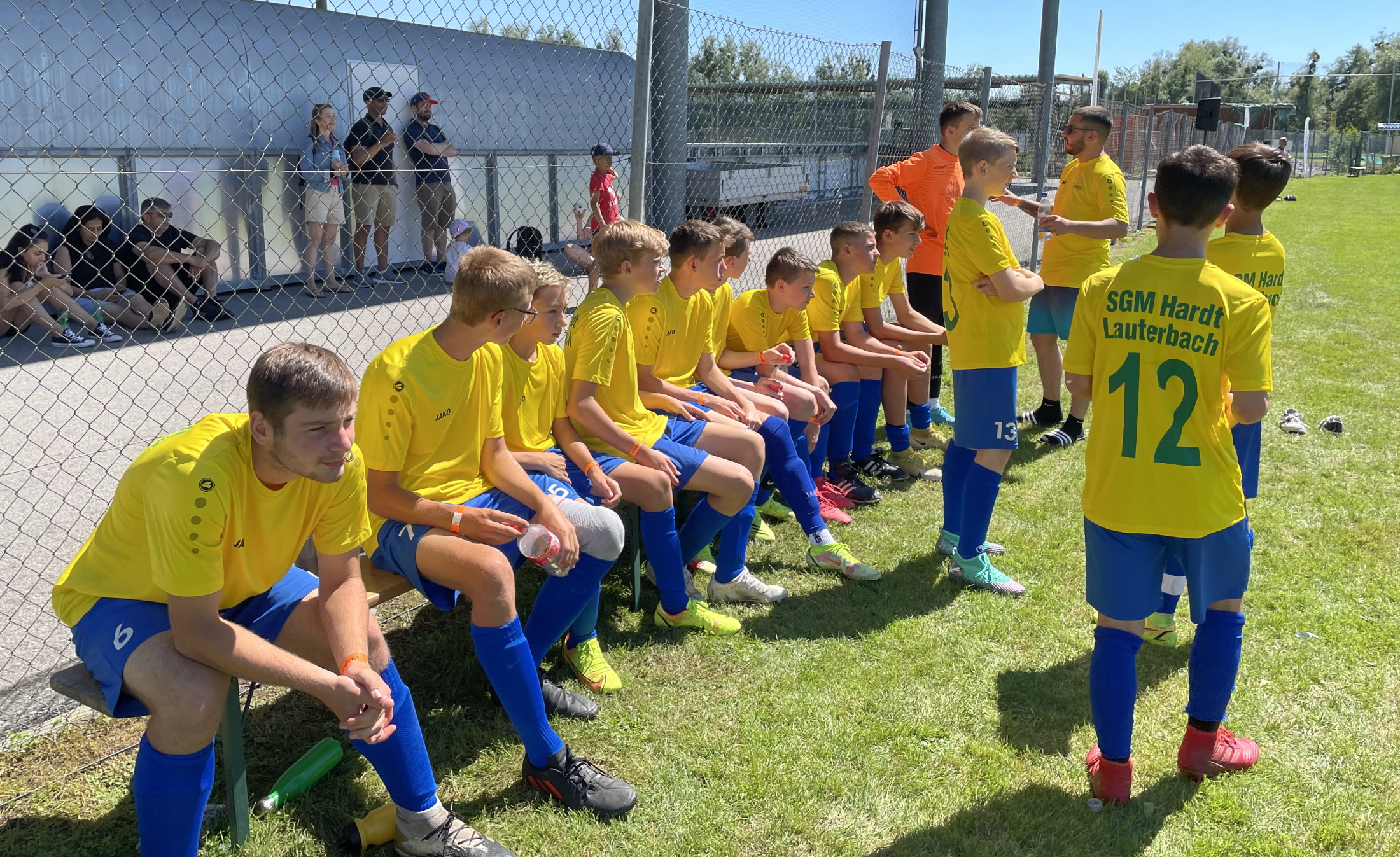 C-Jugend bei der Mini-WM in Hard
