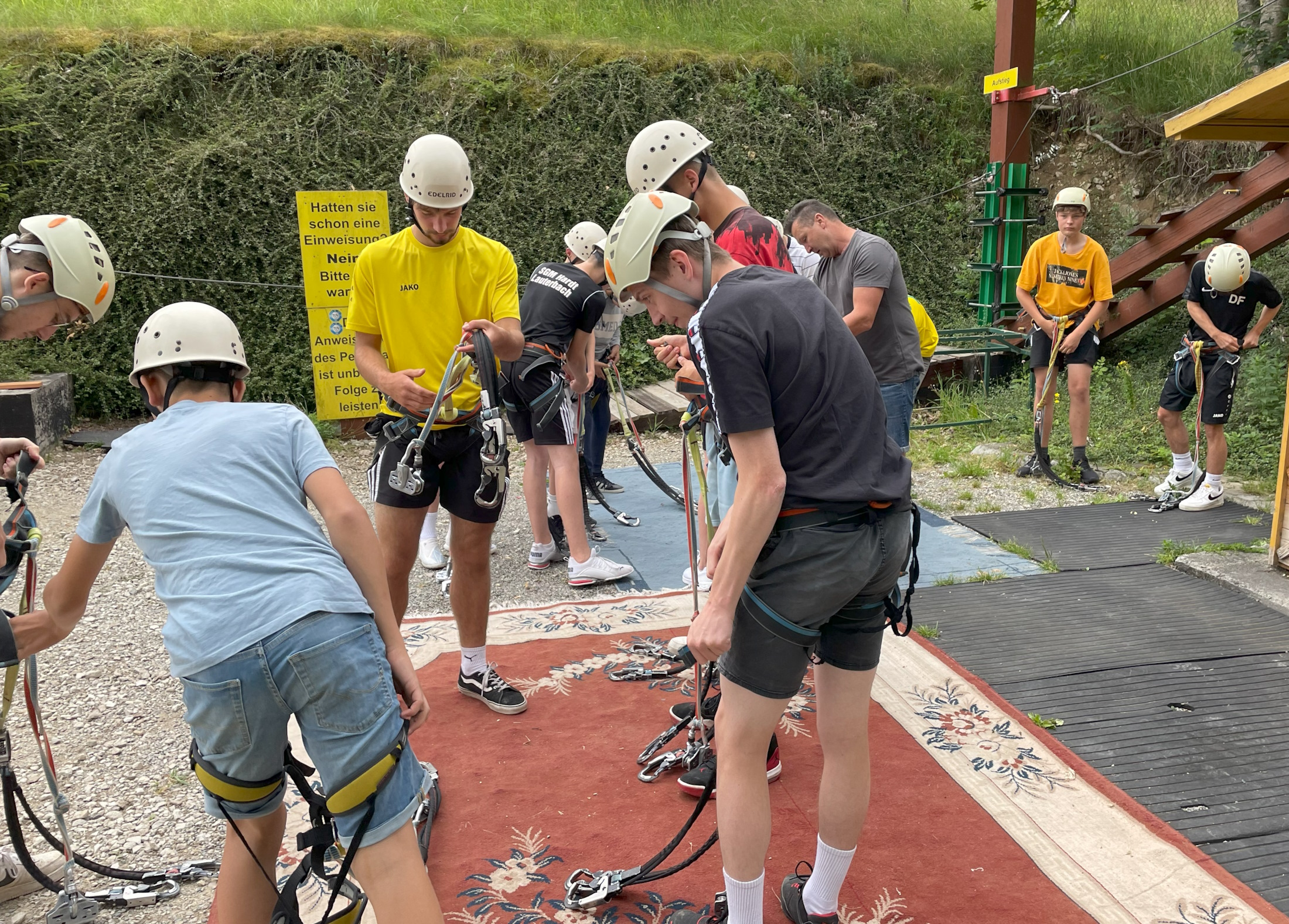 Rundenabschluss Kletterpark Erpfingen