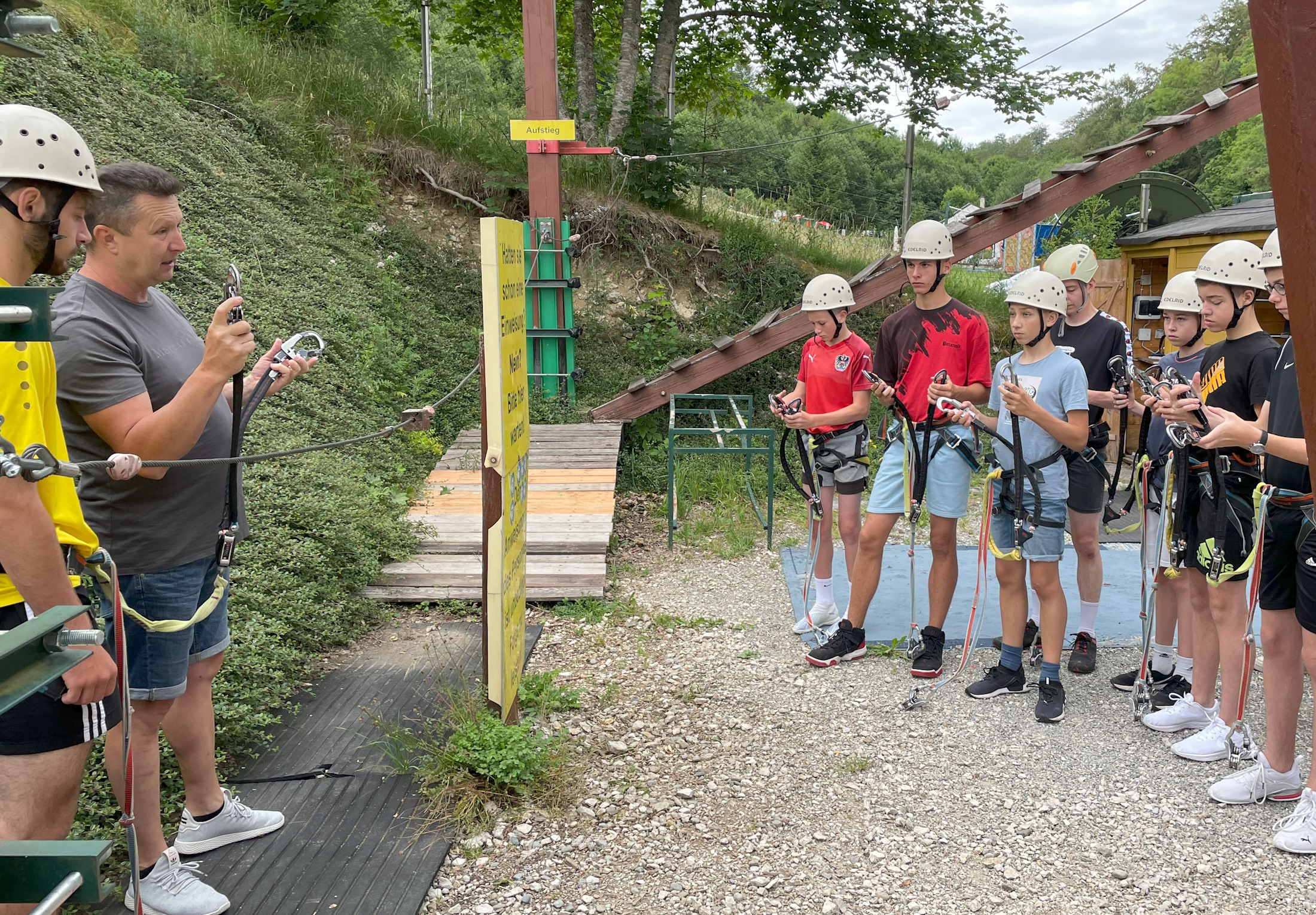 Rundenabschluss Kletterpark Erpfingen