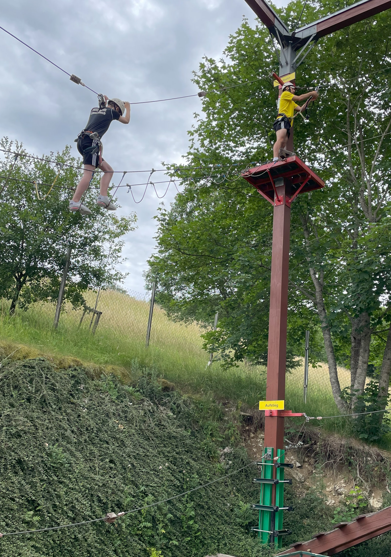 Rundenabschluss Kletterpark Erpfingen