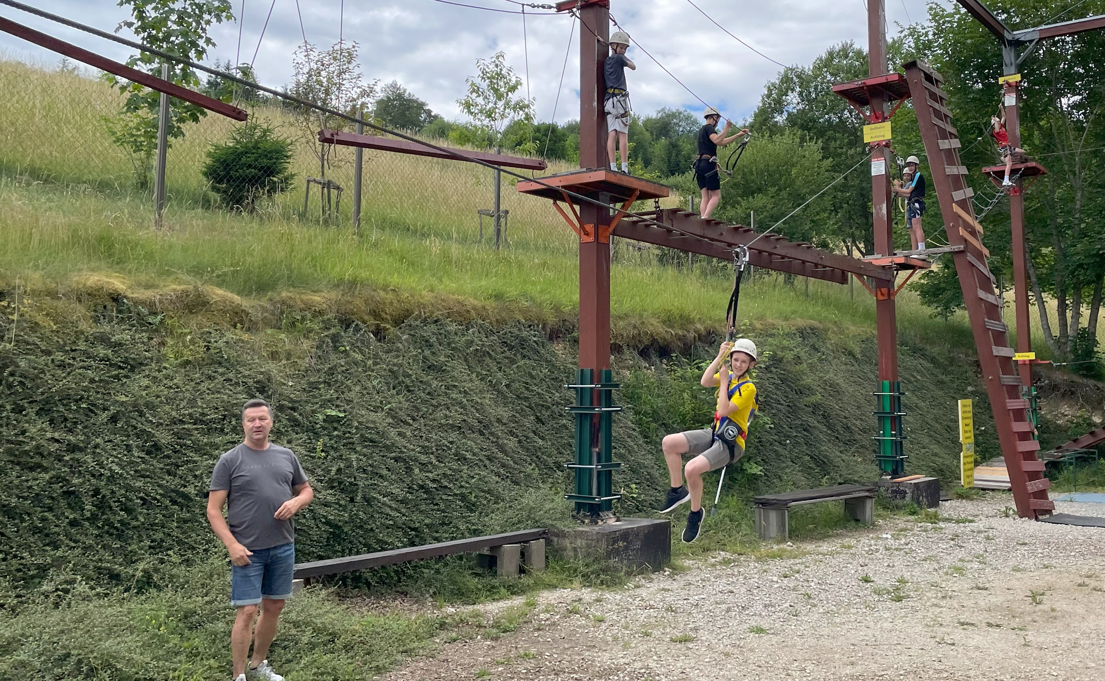 Rundenabschluss Kletterpark Erpfingen