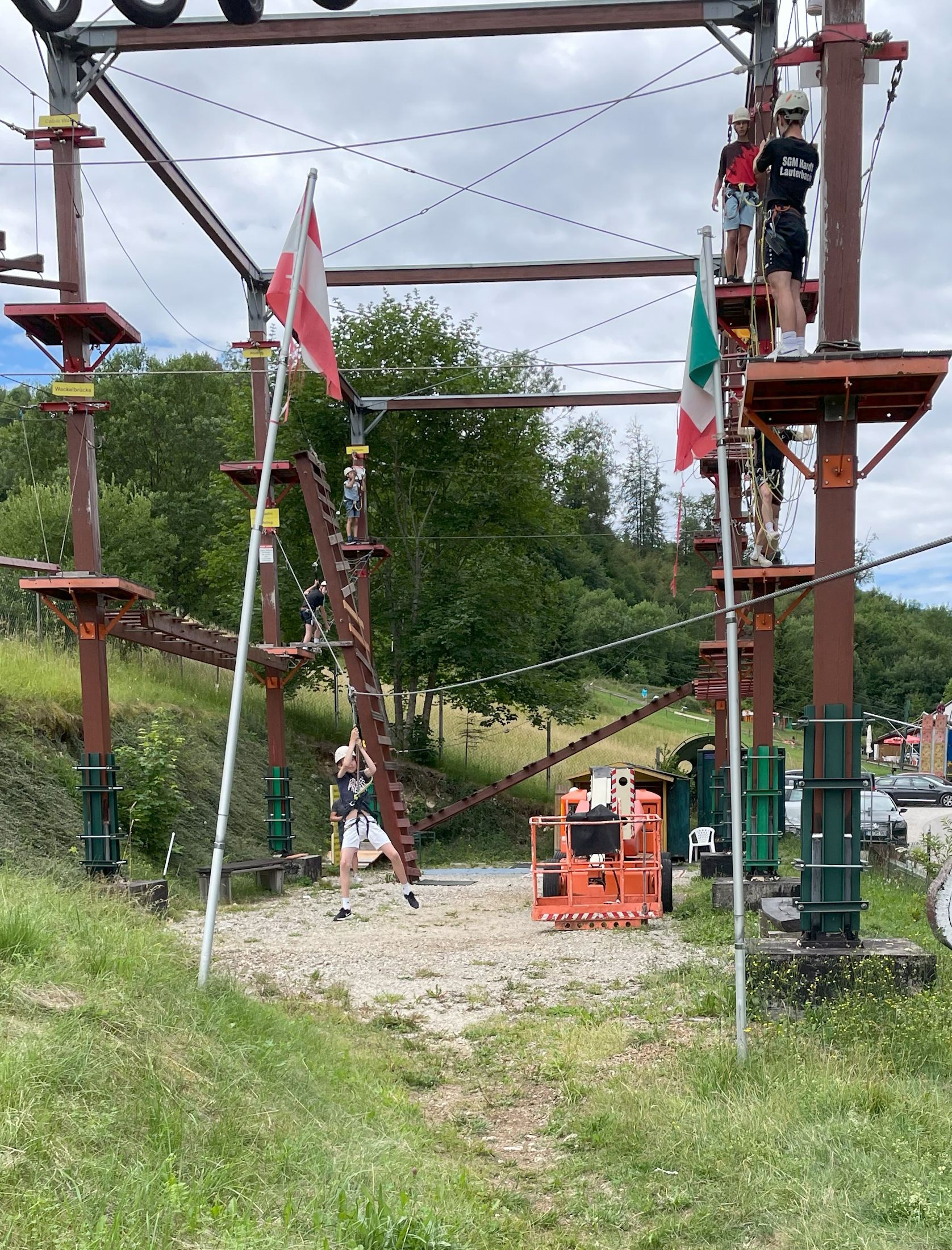 Rundenabschluss Kletterpark Erpfingen