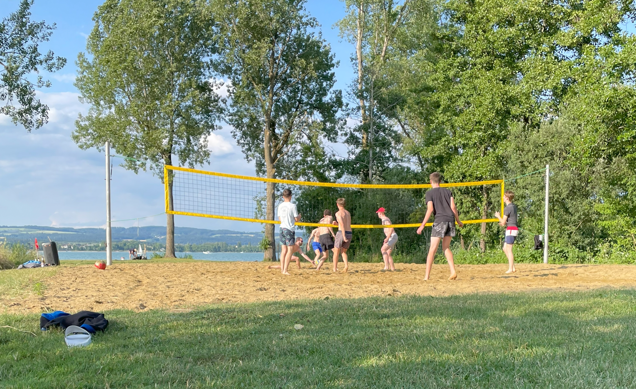 Rundenabschluss im Strandbad Iznang