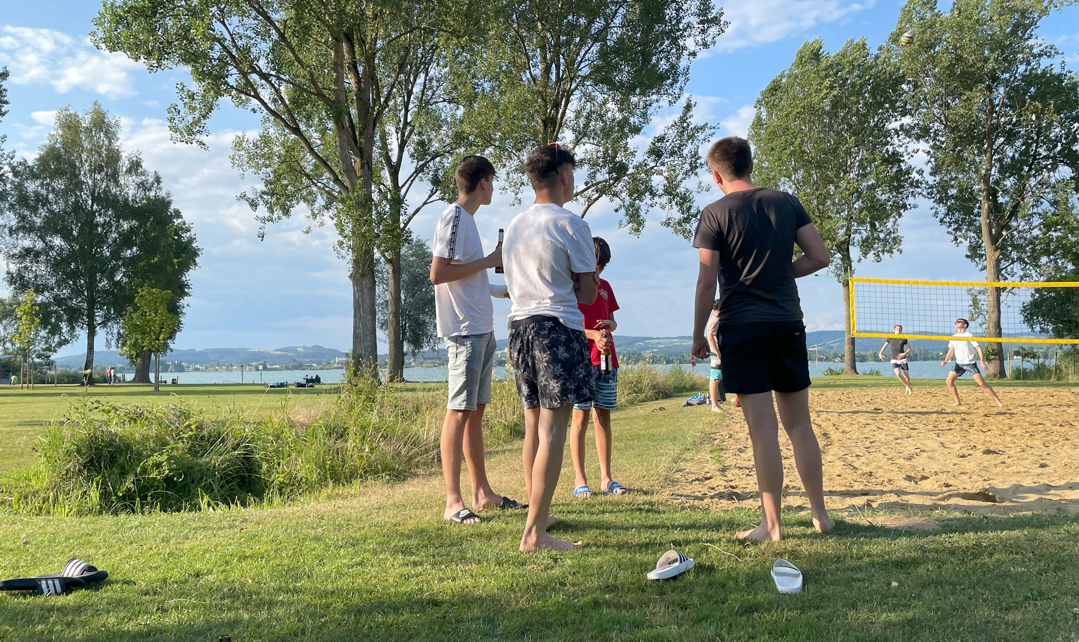 Rundenabschluss im Strandbad Iznang