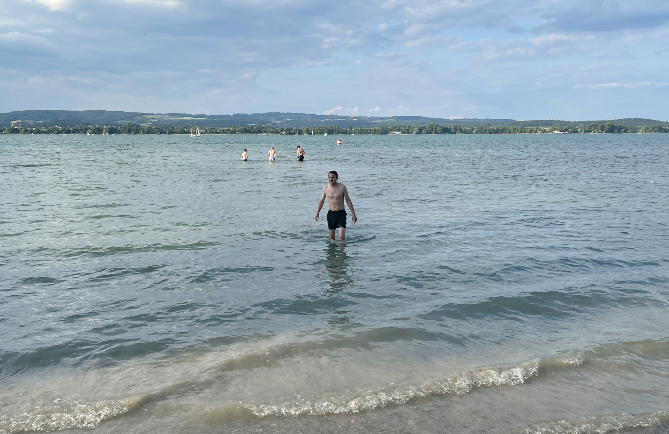 Rundenabschluss im Strandbad Iznang