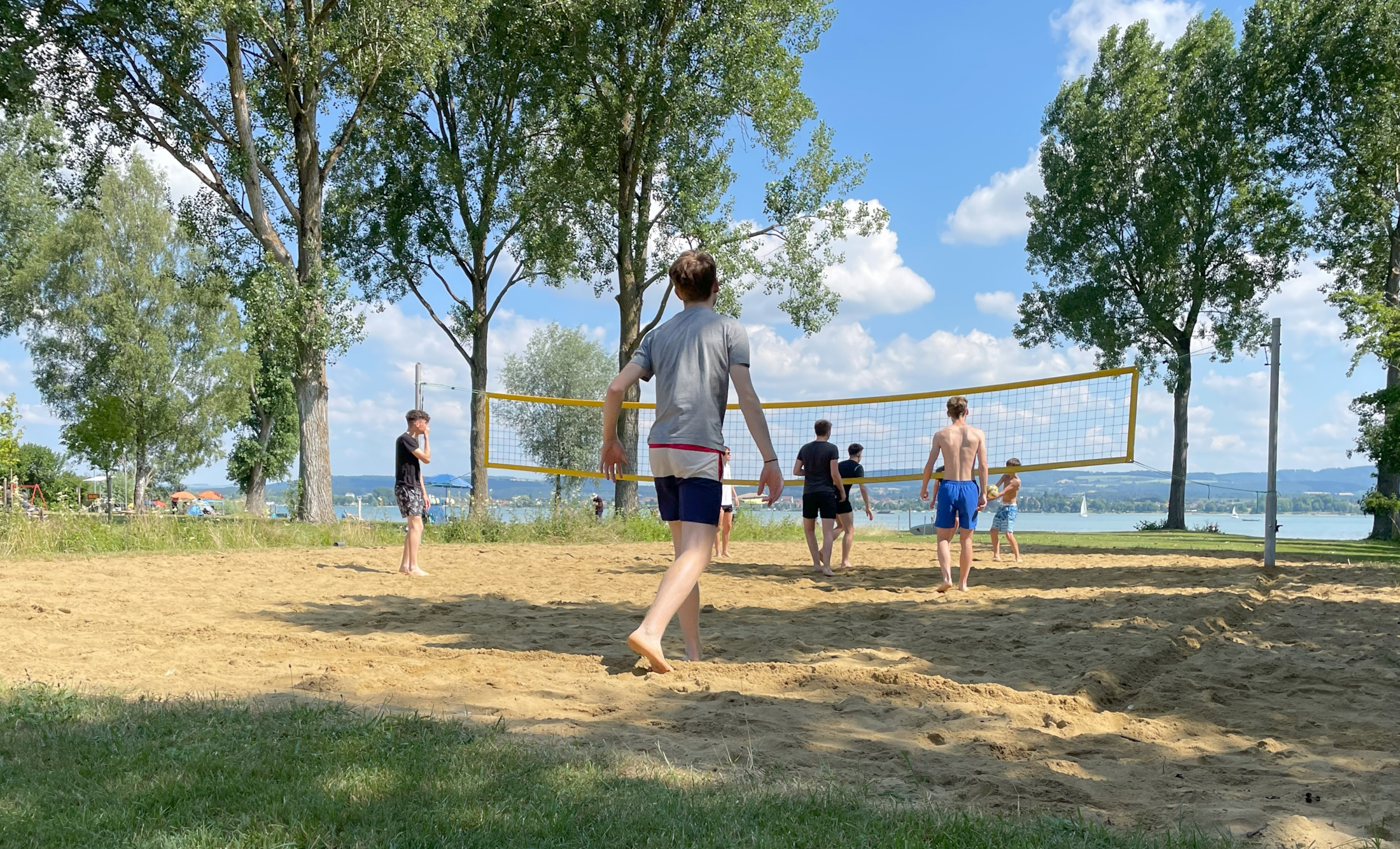 Rundenabschluss im Strandbad Iznang