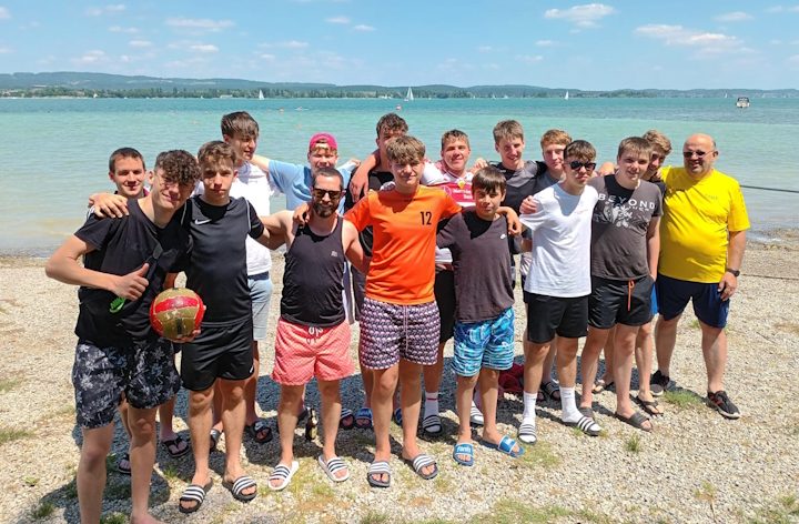 B-Jugend im Strandbad Iznang