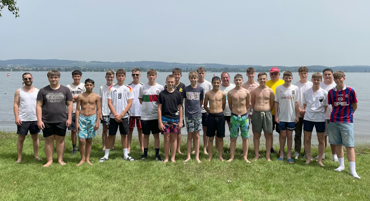 C-Jugend im Strandbad Iznang