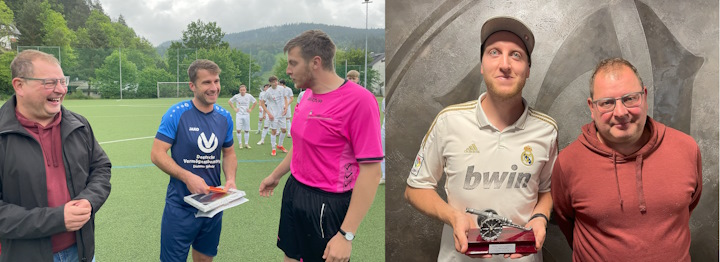Am letzten Spieltag gab es eine Spieler- und die Torj�gerehrung