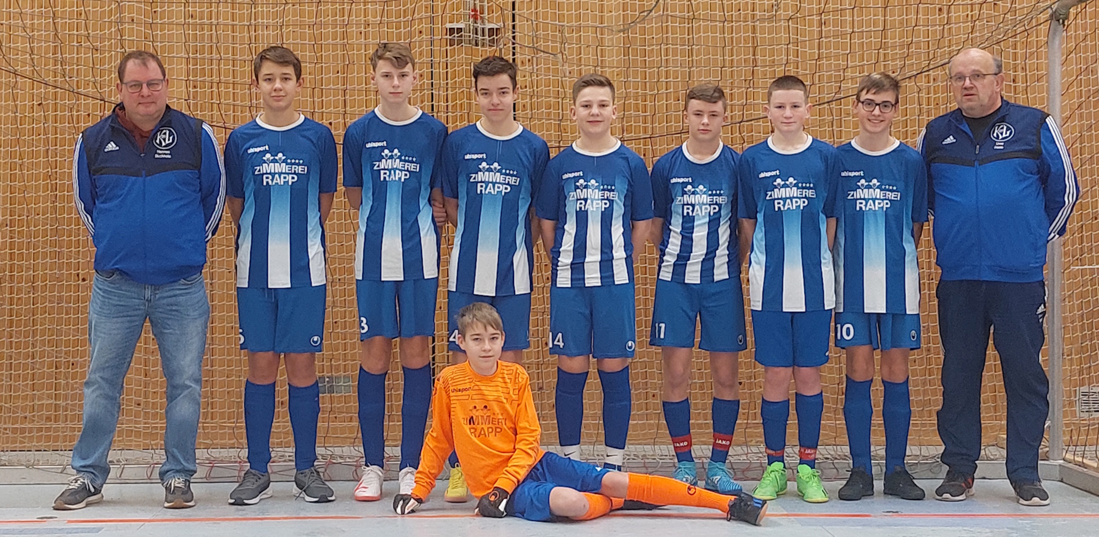 Die C1-Jugend belegt beim Hallenturnier Schiltach den 3.Platz