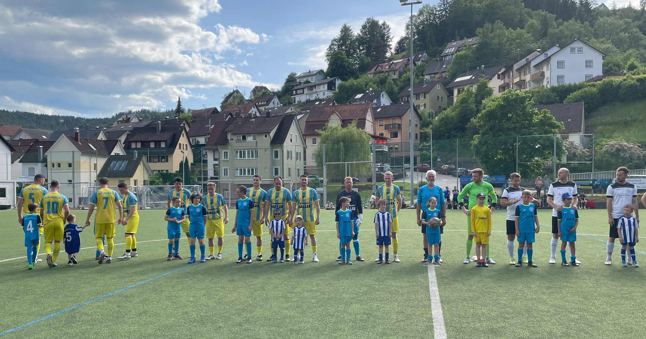 Vor dem Spiel gegen Villingendorf