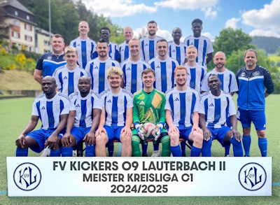 2.Mannschaft Saison 2024/2025 Meister Kreisliga C1